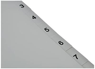 Durable 6511 Register DIN A4 1-10 Polypropyleen Grijs 10 tabbladen Bedrukte tabs 651110 Durable 6511 Register DIN A4 1-10 Polypropyleen Grijs 10 tabbladen Bedrukte tabs 651110