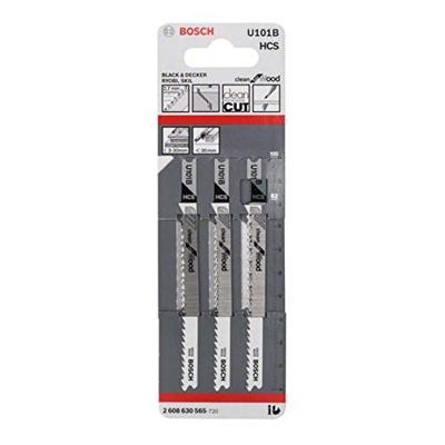 Bosch Accessoires Decoupeerzaagblad U 101 B Clean for Wood 3st - 2608630565 - thumbnail
