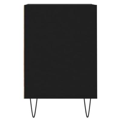 Tv-meubel 100x35x55 cm bewerkt hout zwart