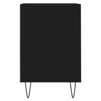 Tv-meubel 100x35x55 cm bewerkt hout zwart - thumbnail