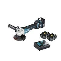 Makita Makita DGA517RTJ - Winkelschleifer - schnurlos DGA517RTJ Haakse accuslijper 125 mm Incl. 2 accus, Incl. lader 18 V 5 Ah - thumbnail