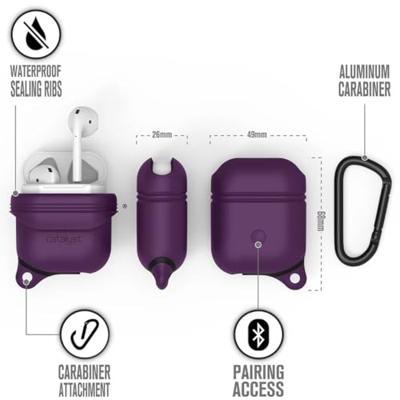 Catalyst Waterproof Case AirPods (1st and 2nd Generation) Deep Plum