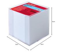 Herlitz Memobox Herlitz 10410801, 90 mm, 90 mm, 90 mm, 1 Stück(e), 700 Blätter 10410801 700 vel Wit 1 stuk(s) - thumbnail