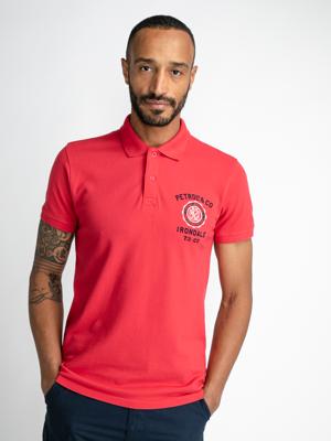 Petrol Industries Heren Klassieke polo Imperial Red - S Petrol Industries Heren Klassieke polo Imperial Red - S