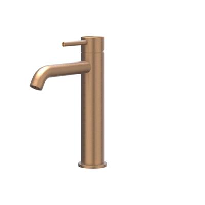 IVY Concord Wastafelmengkraan - opbouw - middelhoog - coldstart - RVS316 - geborsteld mat koper PVD 6100403