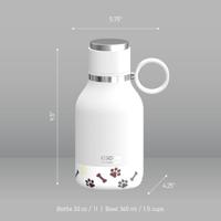 Asobu Drinkfles 1000 ml RVS SDB1 BURGUNDY SDB1 burgundy - thumbnail