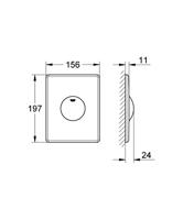 Grohe Skate bedieningspaneel glans wit voor Grohe Rapid SL - thumbnail