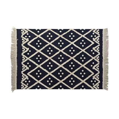 Tapijt DKD Home Decor Beige Marineblauw 120 x 180 x 0,7 cm