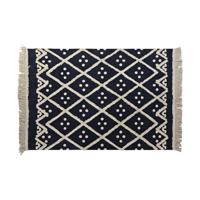 Tapijt DKD Home Decor Beige Marineblauw 120 x 180 x 0,7 cm - thumbnail