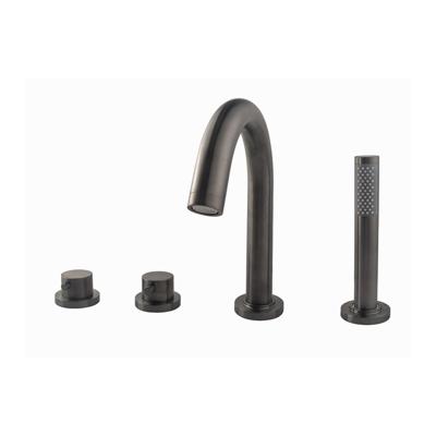 Badrandthermostaat BWS 4-Gats Afbouwset Gunmetal Badrandthermostaat BWS 4-Gats Afbouwset Gunmetal