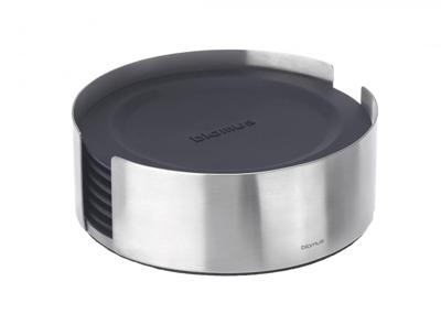 BLOMUS - Lareto - Glasonderzetters set/6 Black BLOMUS - Lareto - Glasonderzetters set/6 Black