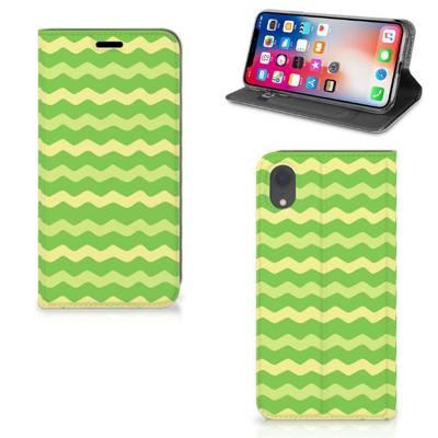 Apple iPhone Xr | Hoesje met Magneet | Waves Green