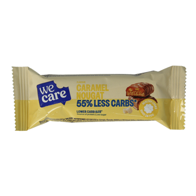 WeCare Bars choco caramel nougat 35 Gram WeCare Bars choco caramel nougat 35 Gram