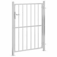 Tuinpoort 100x150 cm roestvrij staal - thumbnail