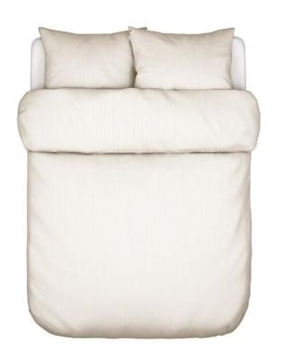 Marc O'Polo Classic Fine Stripe Dark sand dekbedovertrek