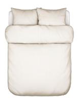 Marc O'Polo Classic Fine Stripe Dark sand dekbedovertrek - thumbnail