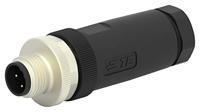 TE Connectivity T4111402041-000 Sensor/actuator connector, niet geassembleerd M12 Aantal polen (sensoren): 4 Stekker, recht 1 stuk(s) - thumbnail