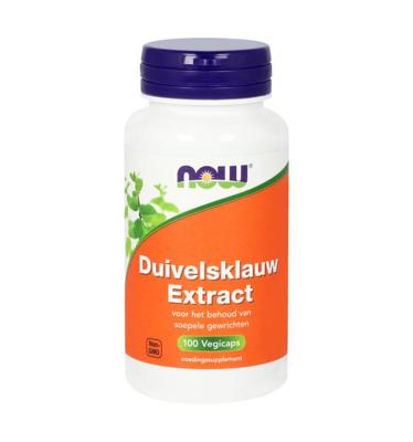 NOW Duivelsklauw Extract Capsules 100st NOW Duivelsklauw Extract Capsules 100st