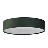 Searchlight PlafondlampDrum Pleat 50cm groen velvet - 23298-3GR - thumbnail
