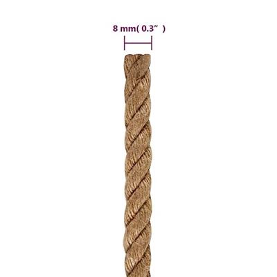 VidaXL Touw 50 m lang 8 mm dik jute