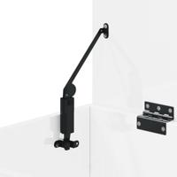 VidaXL Schoenenbank 60x30x45 cm bewerkt hout hoogglans wit - thumbnail