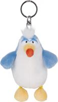 Nici sleutelhanger Jungle Dan junior 10 cm pluche blauw/wit - thumbnail