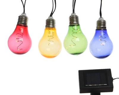 LED-lichtkrans Lumineo Zwart Multicolour Warm wit 4,5 m LED RGB 10 LED-lichtkrans Lumineo Zwart Multicolour Warm wit 4,5 m LED RGB 10