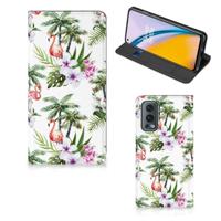 OnePlus Nord 2 5G | Hoesje maken | Flamingo Palms - thumbnail
