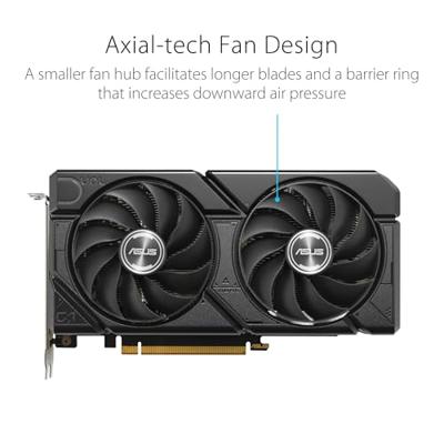 Videokaart Asus RX7600-O8G-EVO AMD Radeon RX 7600 8 GB GDDR6 - thumbnail