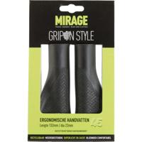 Handvatpaar Mirage Grips in style #45 - 132/132 mm met lockring - zwart - thumbnail