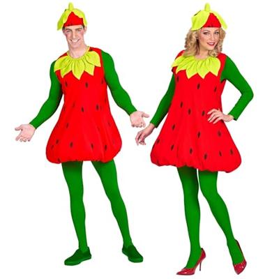 Aardbei Kostuum Volwassenen - thumbnail
