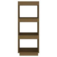 Boekenkast/kamerscherm massief grenenhout honingbruin - thumbnail
