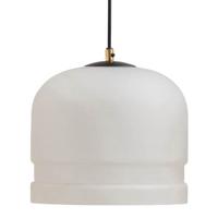 WOOOD Hanglamp 'Micah' Glas, kleur Mat Wit - thumbnail