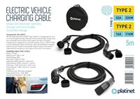 Platinet PEVC22KW5B-B eMobility laadkabel 5 m - thumbnail