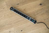 Brennenstuhl 1391010620 Overspanningsveilige stekkerdoos Zilver-zwart Randaarde stekker 1 stuk(s) - thumbnail