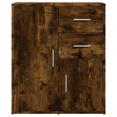 Dressoir 60x31x70 cm bewerkt hout gerookt eikenkleurig Dressoir 60x31x70 cm bewerkt hout gerookt eikenkleurig