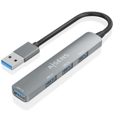 Aisens USB-hub, A106-0859, grijs, 1 stuk