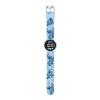 Accutime Disney Stitch LED Horloge Rond - thumbnail