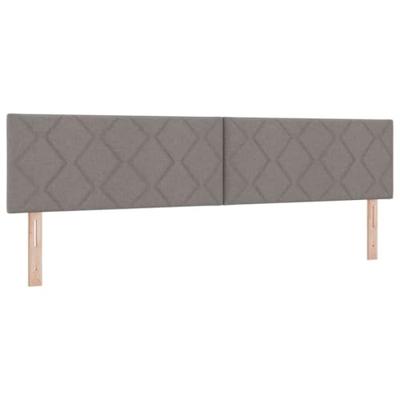 Boxspringbed met matras met matras Taupe 200 x 200 cm