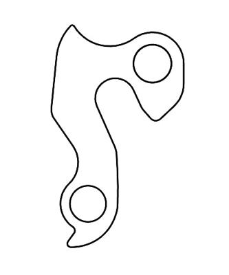 Union derailleurpad gh-117 met schroefset m8x0.75 - thumbnail