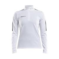 Craft 1905625 Progress Halfzip Tee LS W - White/Black - XS - thumbnail