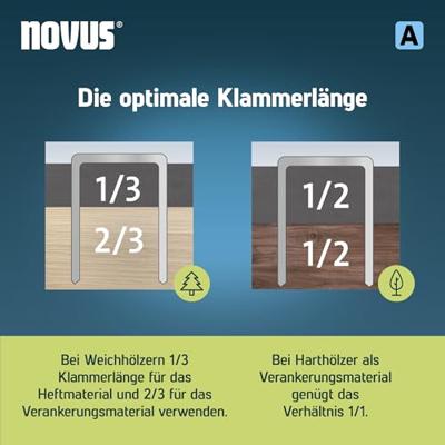 Novus nietjes A 53/8, doos met 1800 stuks - thumbnail