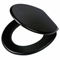 Tiger soft-close toiletbril blackwash mdf zwart 252030746 - thumbnail