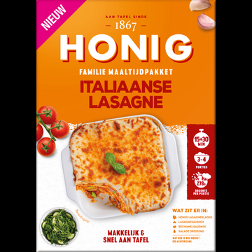 Honig Maaltijdpakket Italiaanse Lasagne 314g bij Jumbo