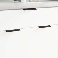 Handvat 725 pcs Zwart 120 x 39.6 x 17 mm Aluminium - thumbnail