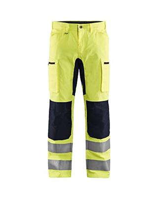 Blåkläder High-Vis broek met stretch 15851811 | High Vis Geel/Zwart | Maat 50 - 7330509703021 Blåkläder High-Vis broek met stretch 15851811 | High Vis Geel/Zwart | Maat 50 - 7330509703021