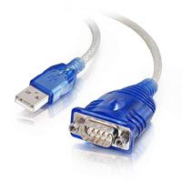 C2G /Kabels naar Go 26886 1ft USB naar DB9 Seriële RS232 Adapter Kabel - thumbnail