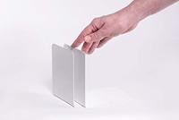 Maul Boekensteun 3506202 Afmeting, hoogte:140 mm Wit 2 stuk(s) - thumbnail