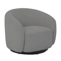Tower Living Draaifauteuil 'Belfast' Bouclé, kleur Taupe - thumbnail