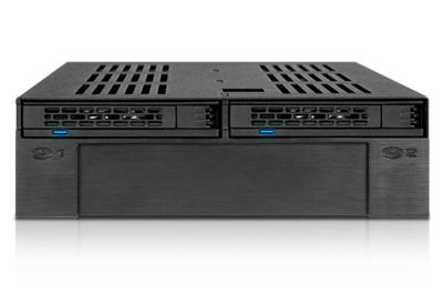 Icy Dock MB322SP-B 2x2,5 SATA mobile rack+3,5 SATA voor externe 5,25 Icy Dock MB322SP-B 2x2,5 SATA mobile rack+3,5 SATA voor externe 5,25